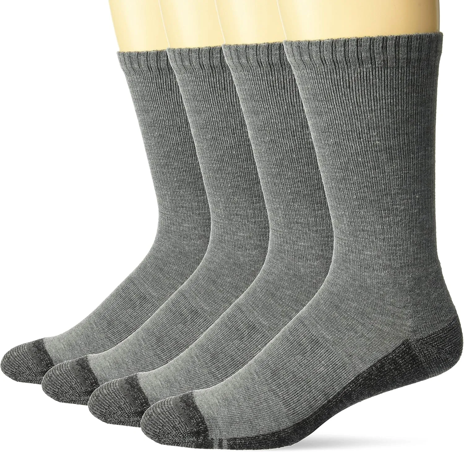 Carolina Ultimate Men's Copper Ultra-dri Seamless Boot Crew Socks 4 Pair Pack