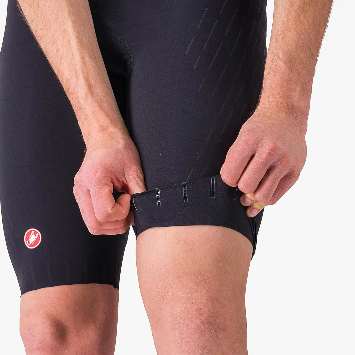 CASTELLI Men’s Sanremo 3 Suit Short Sleeve, Cycling Race Swim Bike Run, Aerodynamic Triathlon Suit with Tri Seat Pad