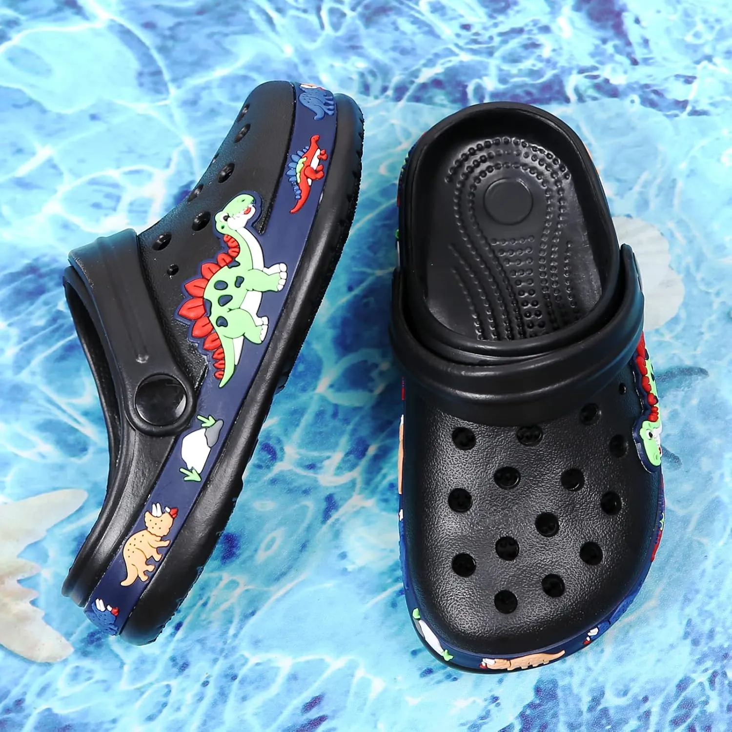 CERYTHRINA Kid's Cute Garden Clogs Shoes Cartoon Slides Sandals Clogs Children Beach Pool Slippers
