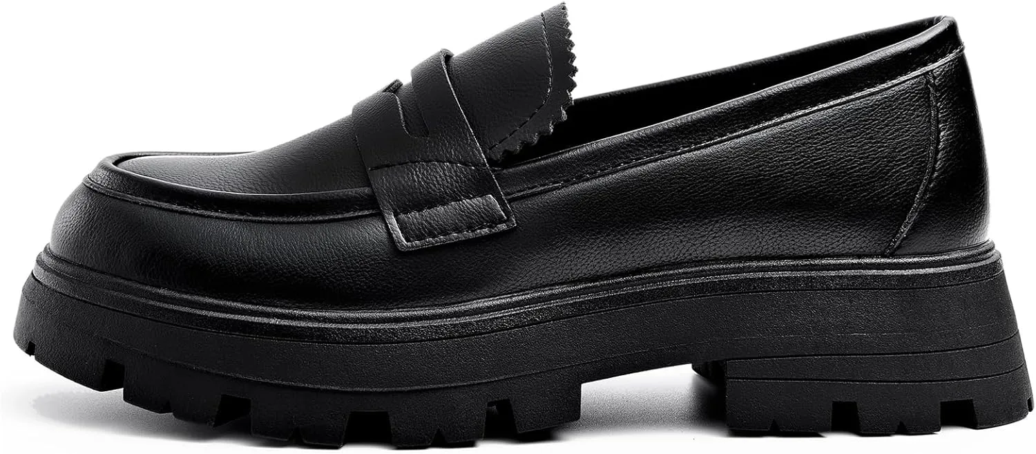 Cestfini Platform Chunky Loafers for Women