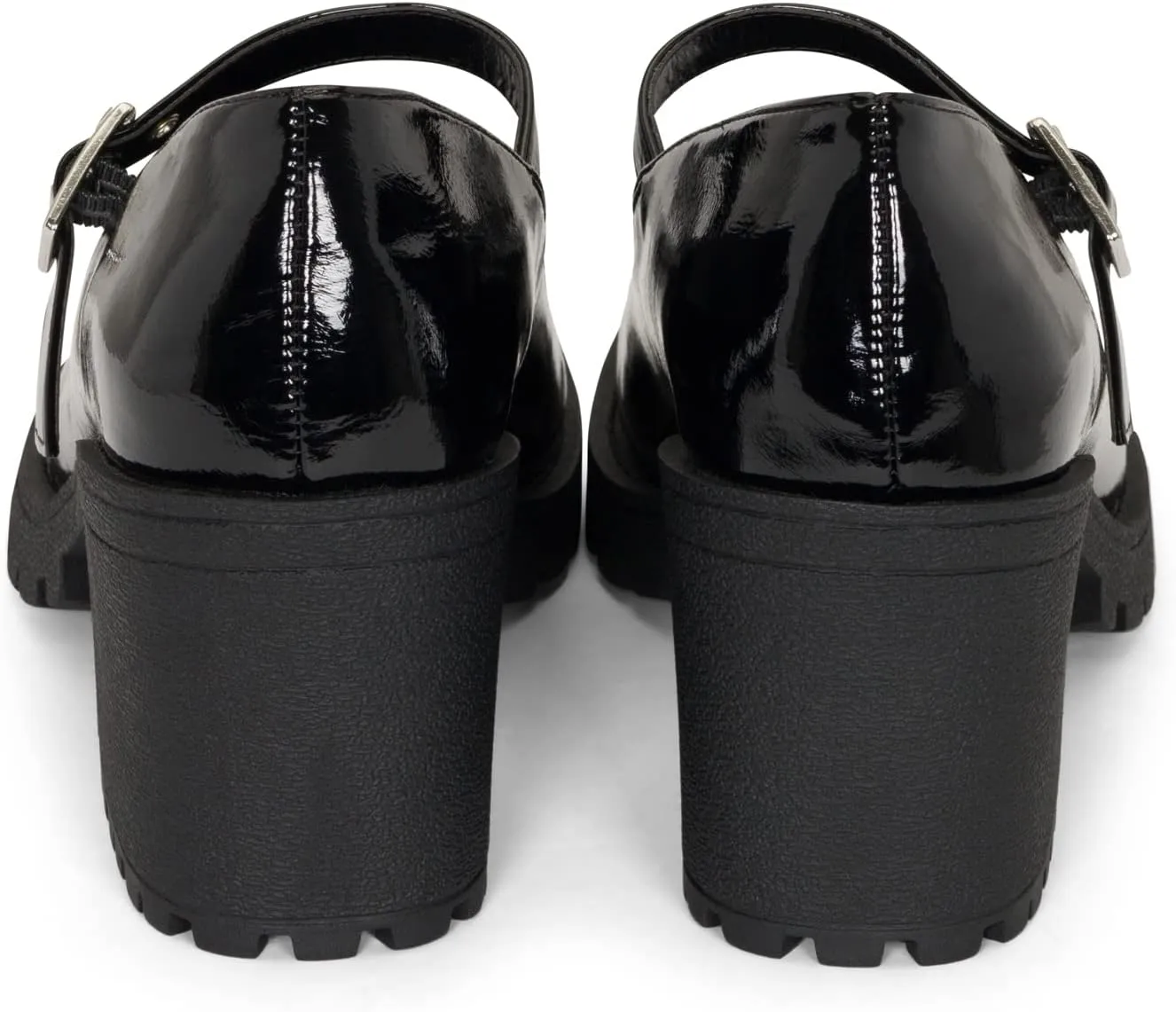 Chariot & Co Womens Platform Mary Janes Loafer Heels Ankle Strap Pumps | Chunky Lug Sole Shoes | Coquette Y2K Cosplay Ready Rush
