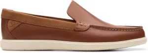 Clarks Men's Bratton Loafer, Dark Tan, 11 Men