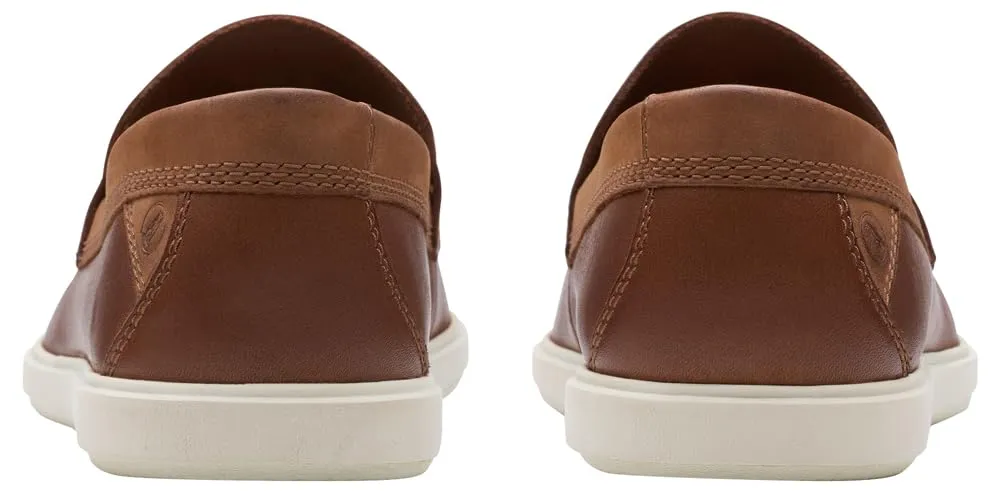 Clarks Men's Bratton Loafer, Dark Tan, 12 Men