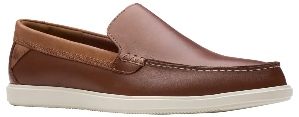Clarks Men's Bratton Loafer, Dark Tan, 12 Men
