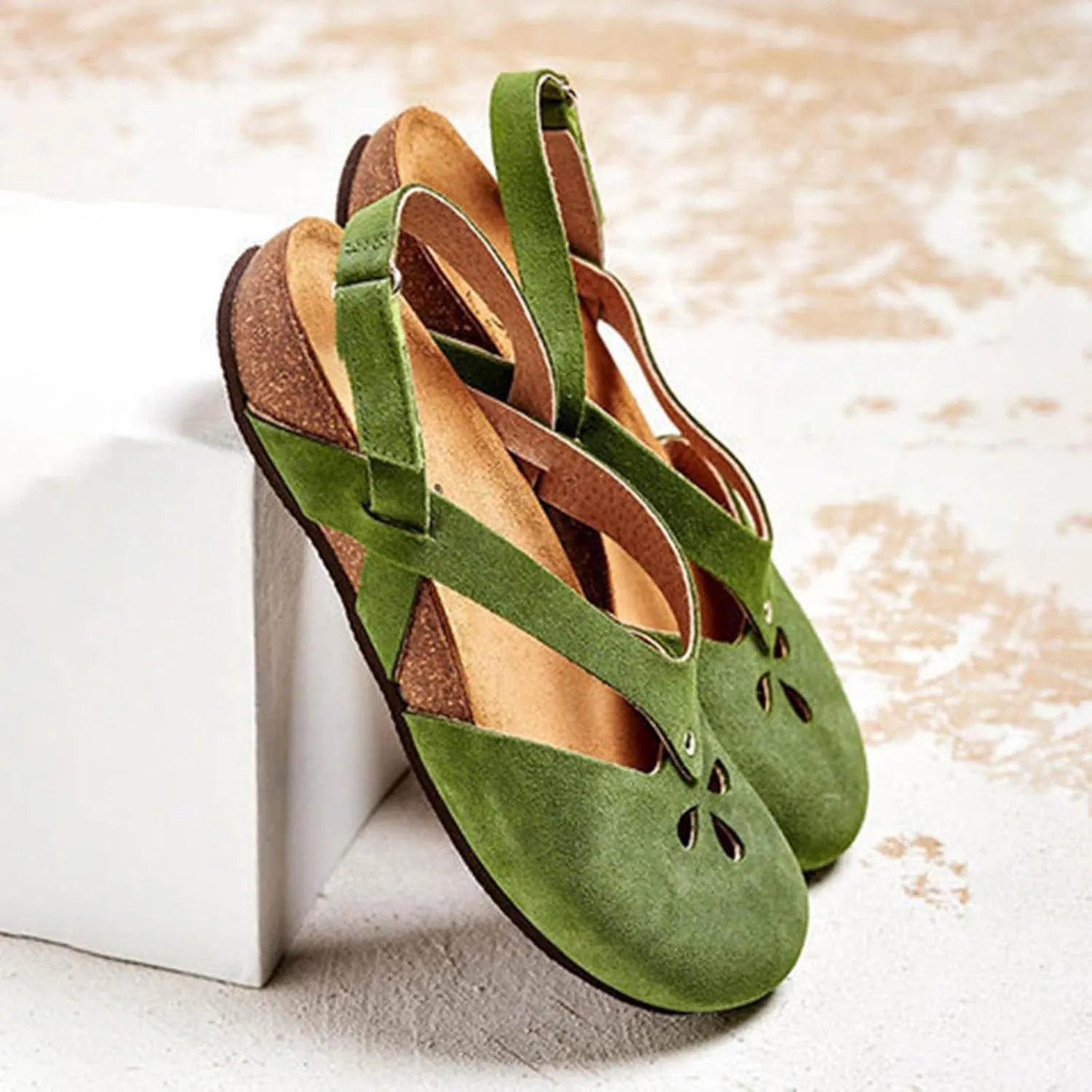Closed Toe Sandals Women Comfortable Flat Sandals Dressy Summer Sandal Fisherman Sandals Everyday Walking Shoe