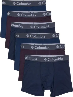 Columbia Amazon Exclusive 6 Pack Performance Boxer Brief