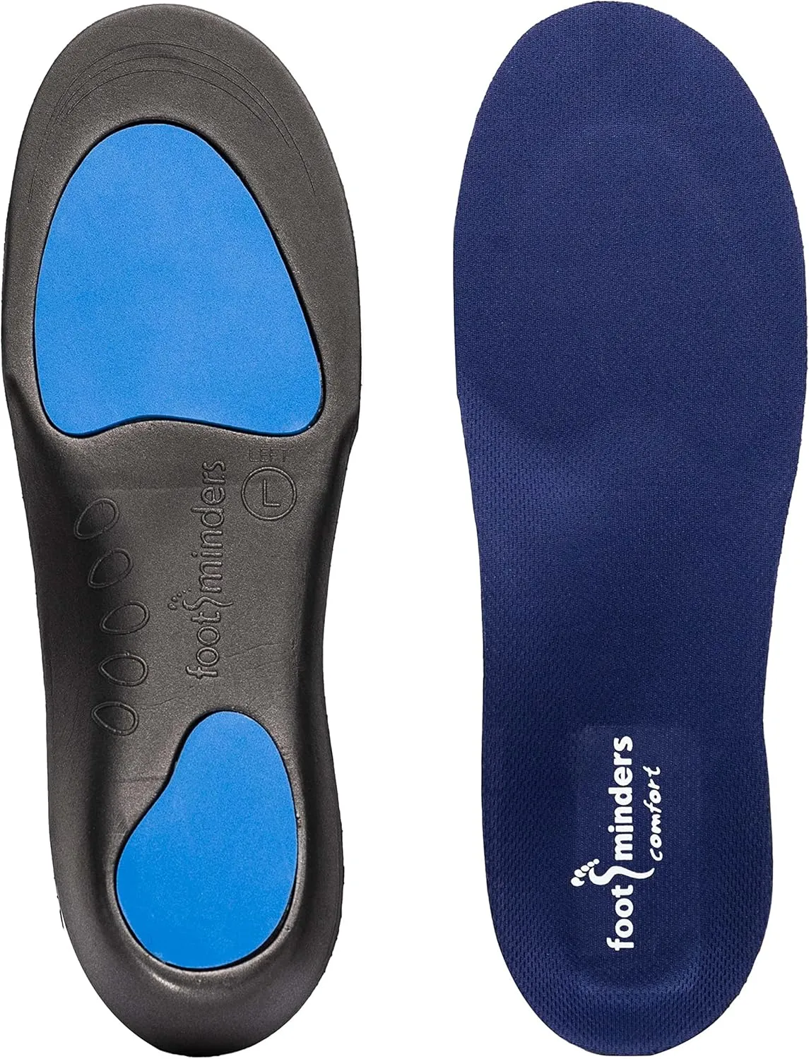 Comfort Orthotic Arch Support Insoles for Sport Shoes and Work Boots (Pair) (Medium: Men 7½ - 9 Women 8½ -10) - Relieve Foot Pain Due to Flat Feet and Plantar Fasciitis