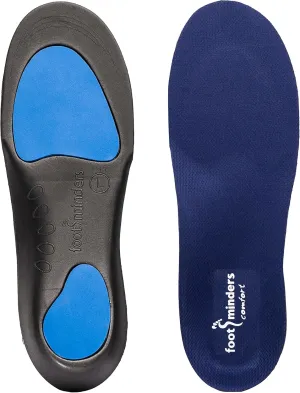 Comfort Orthotic Arch Support Insoles for Sport Shoes and Work Boots (Pair) (Medium: Men 7½ - 9 Women 8½ -10) - Relieve Foot Pain Due to Flat Feet and Plantar Fasciitis