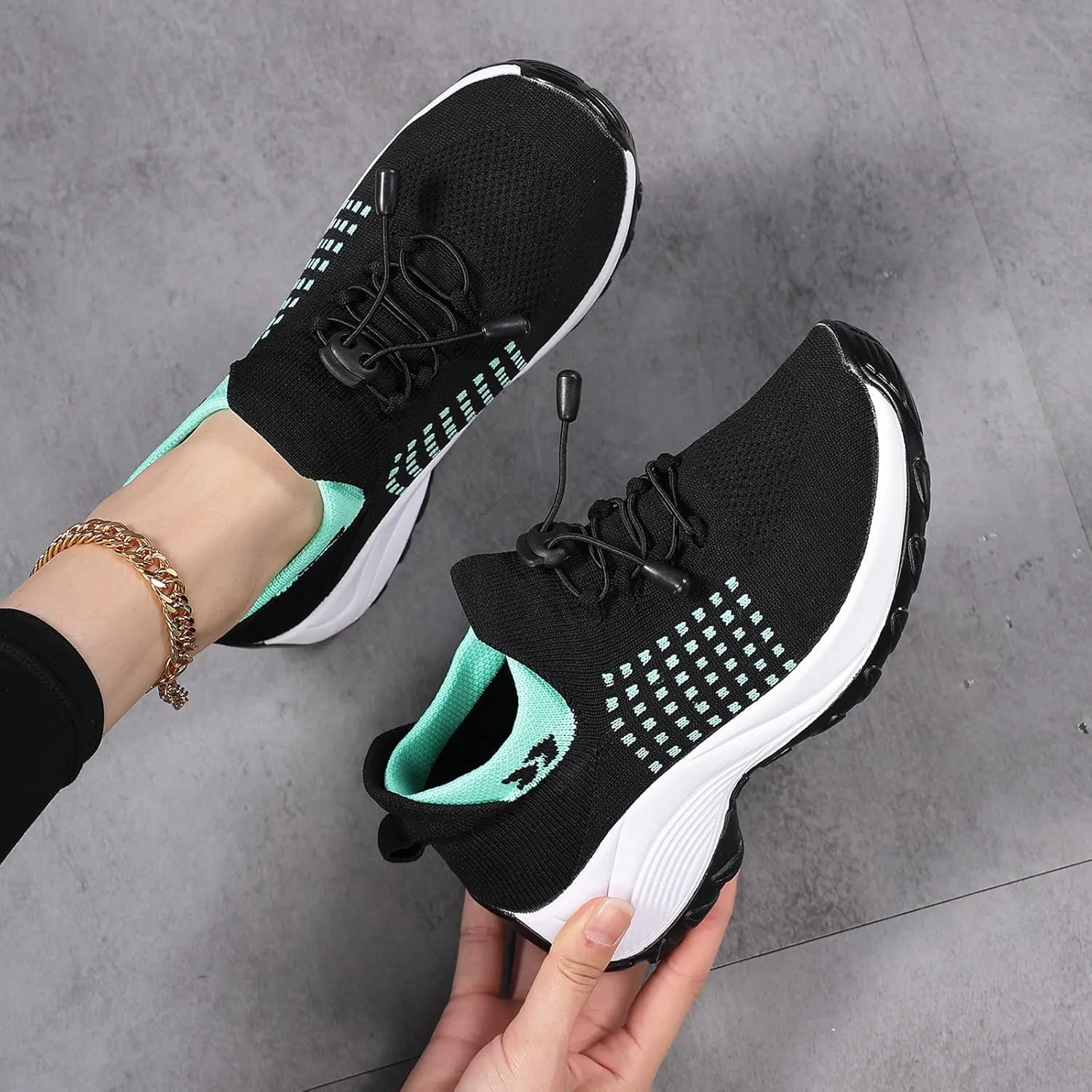 Comfort Wear Orthowear Shoes for Women Orthopedic Shoes Comfortable Walking Sneakers Breathable Non Slip Ortho Stretch Cushion Shoe Lightweight Casual Footwear Water Resistant Mesh Sneakers Outdoor