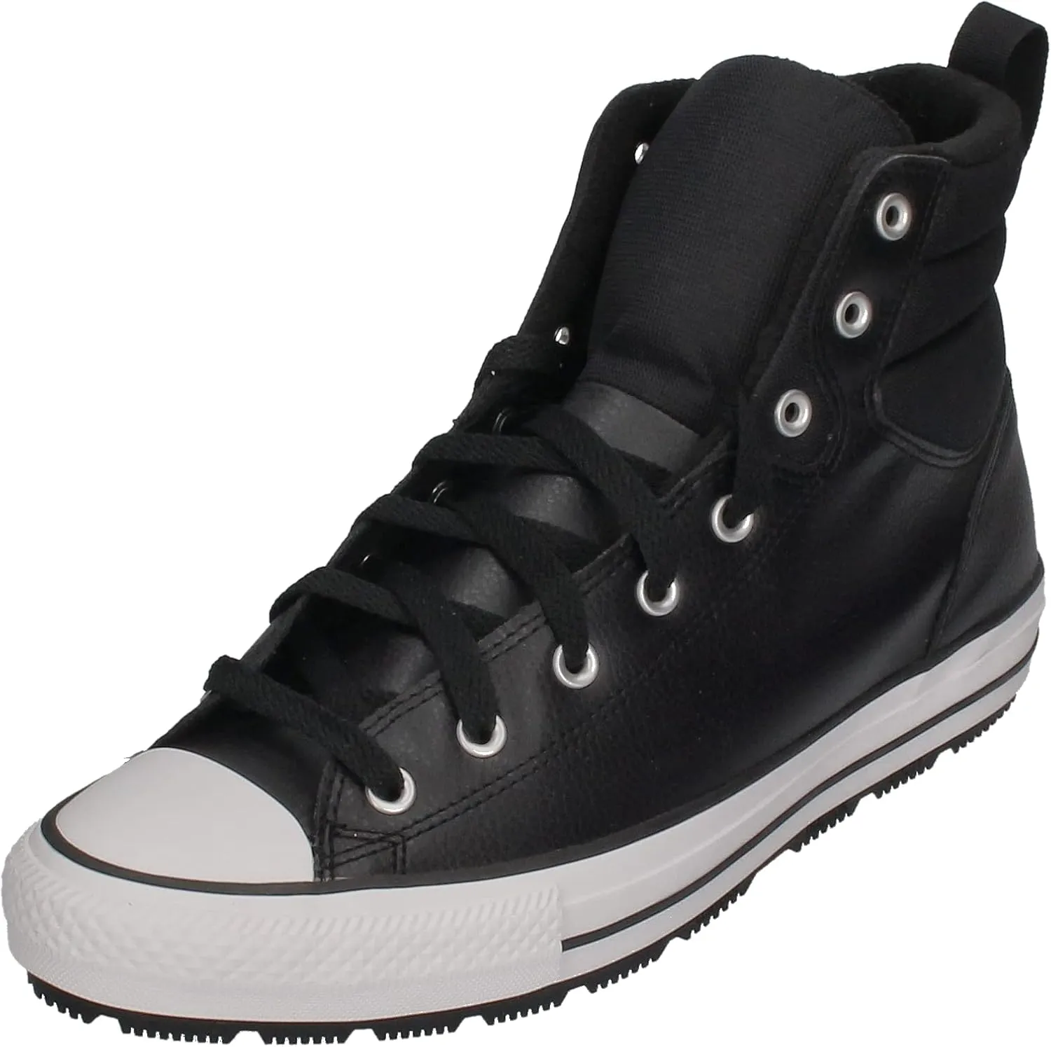 Converse Men's Sneaker, Black White, 17