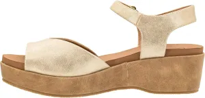 Corkys Footwear Women's Meet Ya There 1.5-Inch Wedge - Timeless Wide Toe Strap, Hook And Loop Strap Ankle Closure, And Cushioned EVA Insoles For All-Day Comfort - Black -