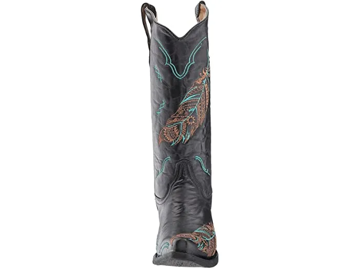 Corral Feathers Handcrafted Western Boot