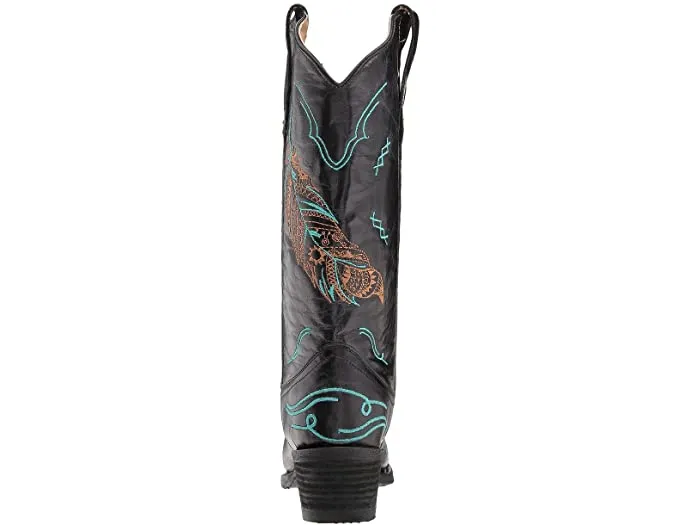 Corral Feathers Handcrafted Western Boot