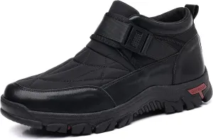 COSIDRAM Mens Snow Boots Outdoor Winter Warm Hiking Ankle Boots Anti Slip Insulated Work Shoes