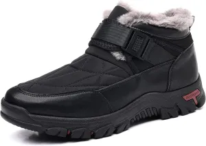 COSIDRAM Mens Snow Boots Outdoor Winter Warm Hiking Ankle Boots Anti Slip Insulated Work Shoes