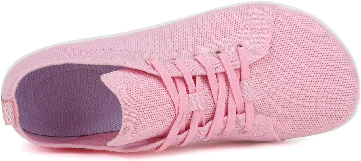 Couple Solid Color Wide Head Outdoor Barefoot Casual Shoes Breathable Comfortable Mens Sneaker Shoes with Arch Support