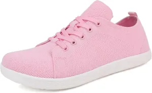 Couple Solid Color Wide Head Outdoor Barefoot Casual Shoes Breathable Comfortable Mens Sneaker Shoes with Arch Support
