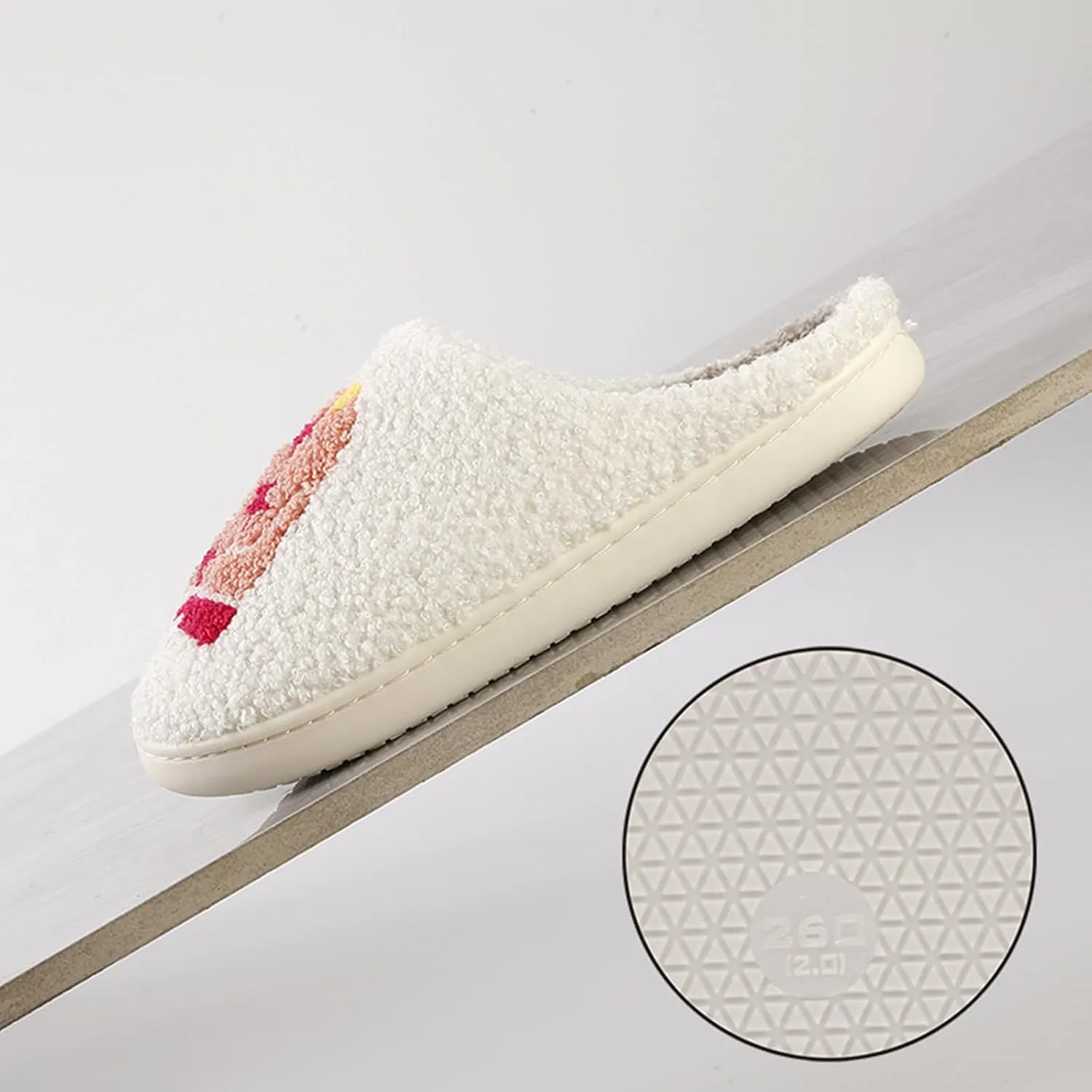 Cowboy Boot Slippers for Women Disco Cowgirl Hat Slippers for Women Memory Foam Shoes