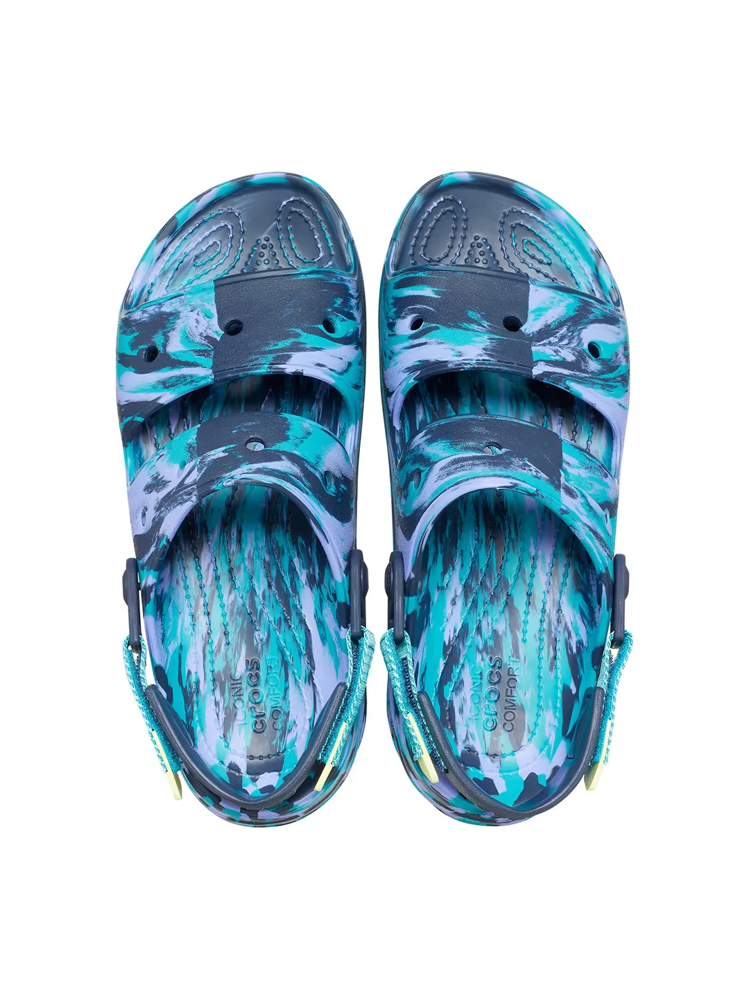 Crocs Mens Classic All Terrain Marbled Sandal