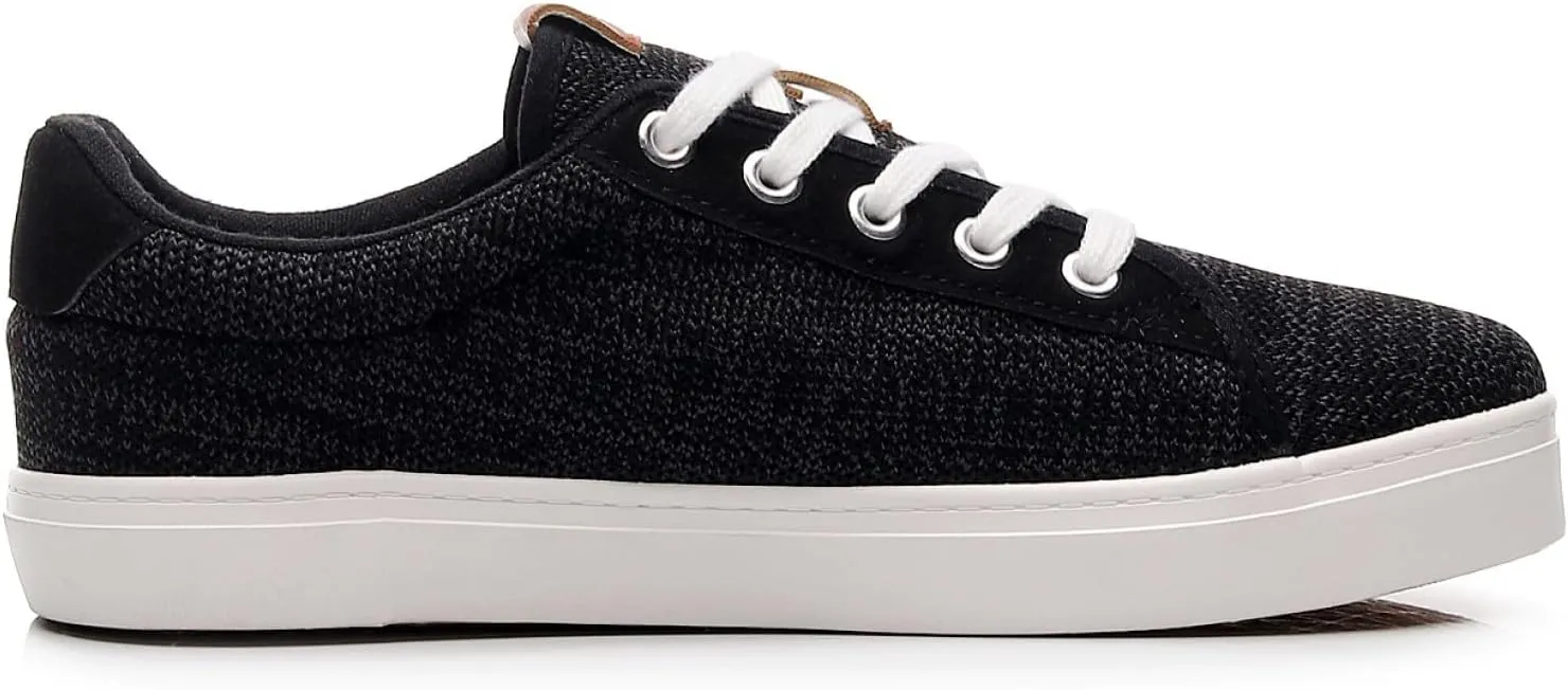 Cull4U Women's Flexible Knitting Low-Top Sneaker Shoe