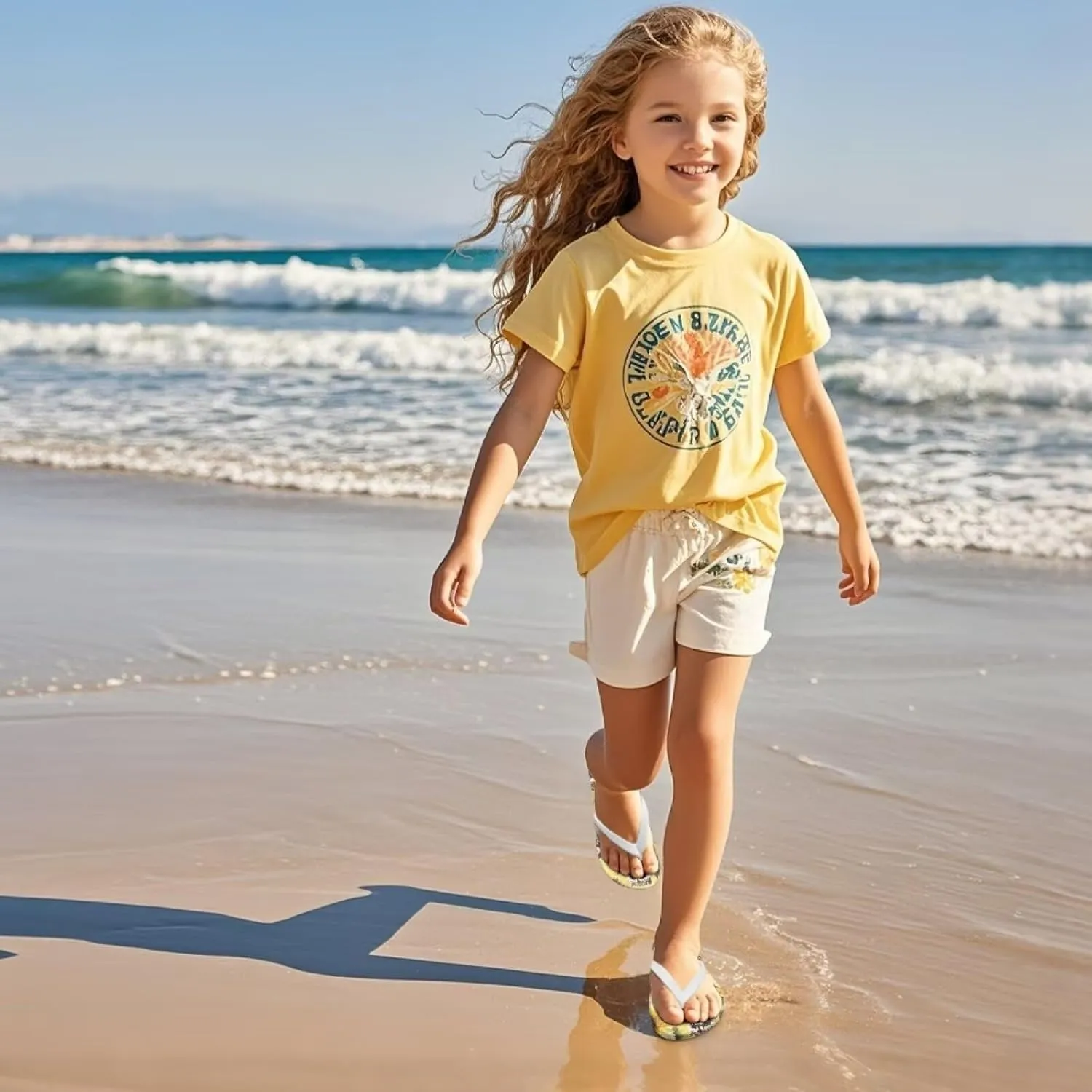 Cute Animal Flip Flop Sandal Water Shoes - Beach Slides Slip-on Quick Dry Thong Sandals for Boys