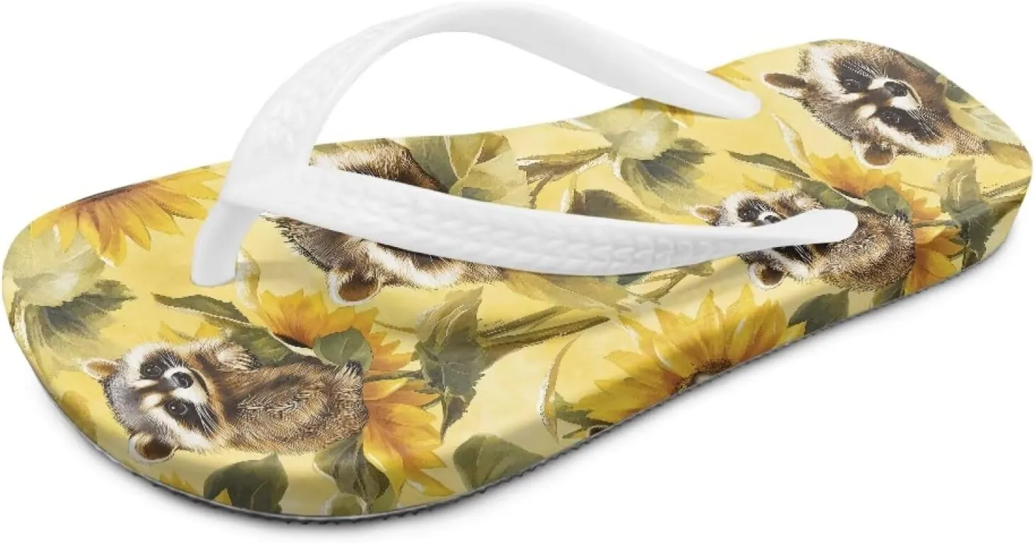 Cute Animal Flip Flop Sandal Water Shoes - Beach Slides Slip-on Quick Dry Thong Sandals for Boys