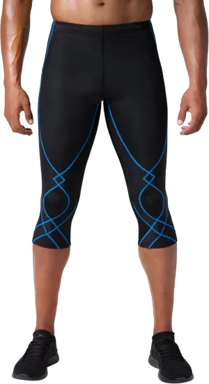 CW-X Men's Stabilyx Joint Support 3/4 Compression Tight, Capri Pants for Running and Recovery