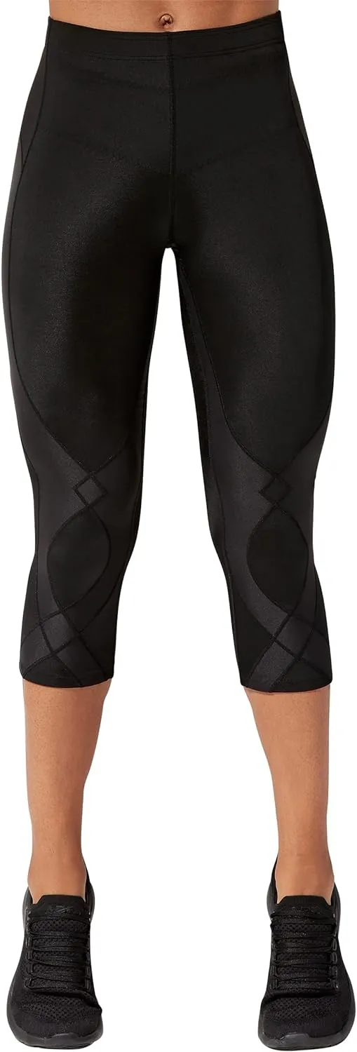 CW-X Women's Stabilyx Joint Support 3/4 Capri Compression Tight Pants