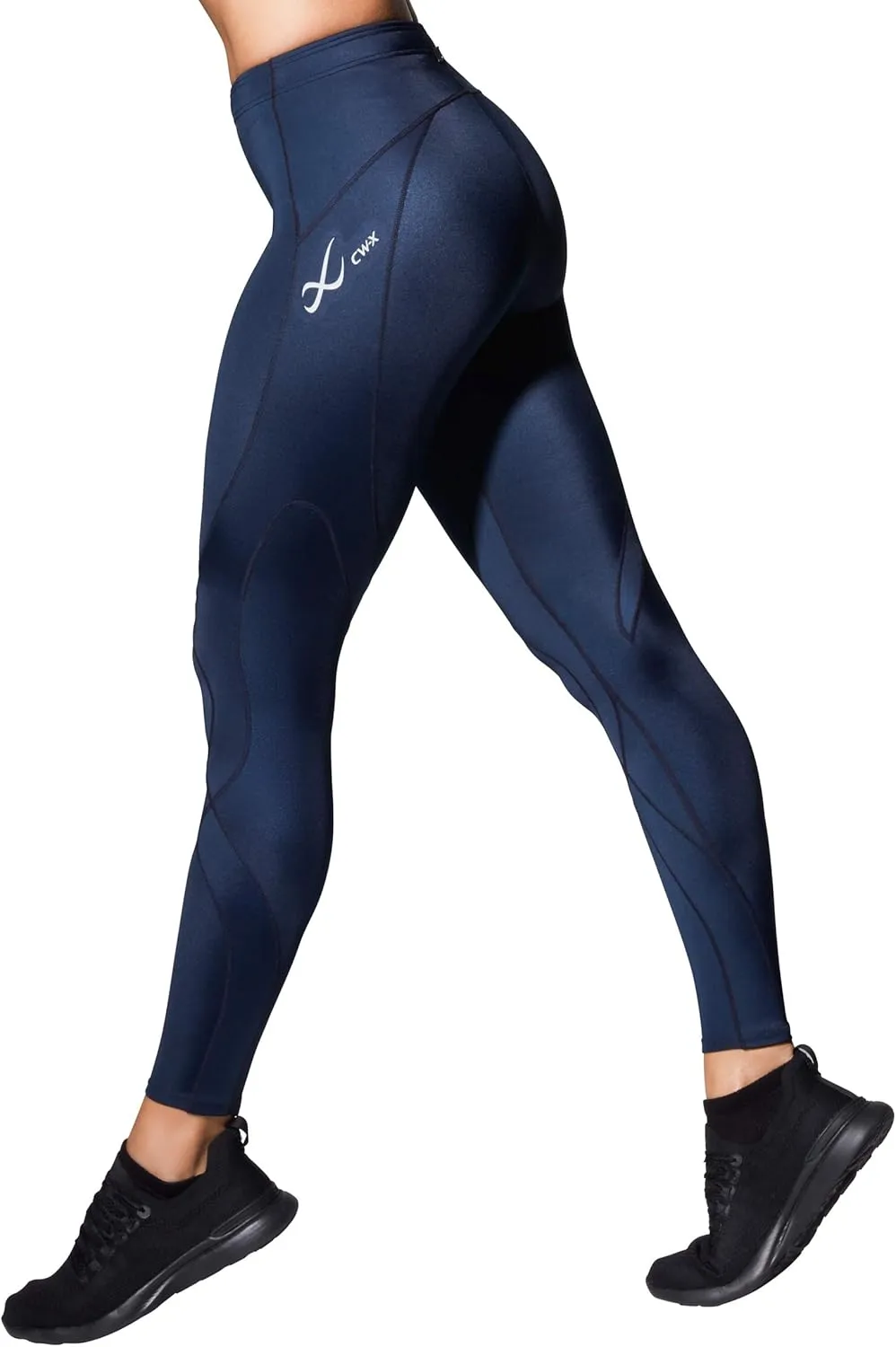 CW-X Women's Stabilyx Joint Support Compression Tight, Leggings for Running and Recovery