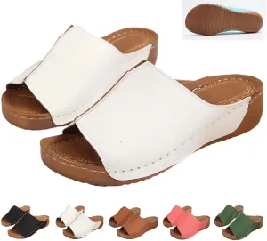 Damping Sole Upgradation Stretch Lightweight Sandals Orthopedic Wedge Sandals for Women Arch Support Walking Summer Shoes