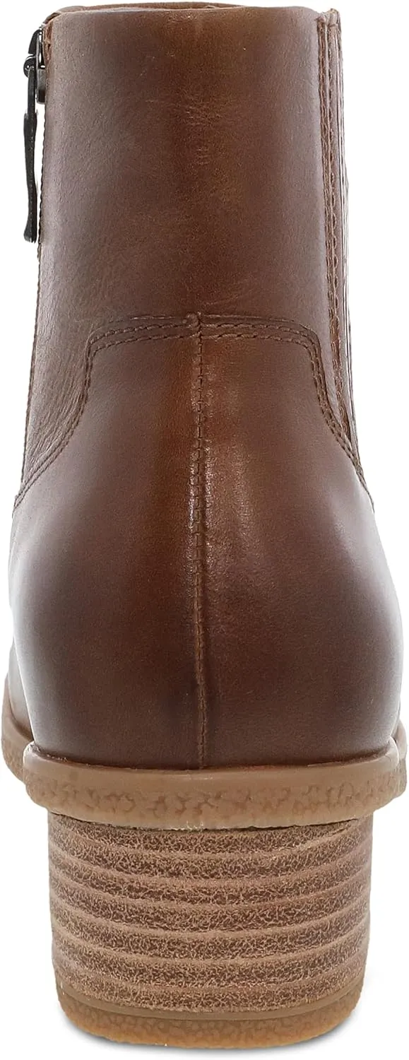 Dansko Daisie Chelsea Boot for Women - Waterproof Leather and Construction with Rubber Outsole and Leather Stacked Heel for Long-Lasting Style in Any Weather