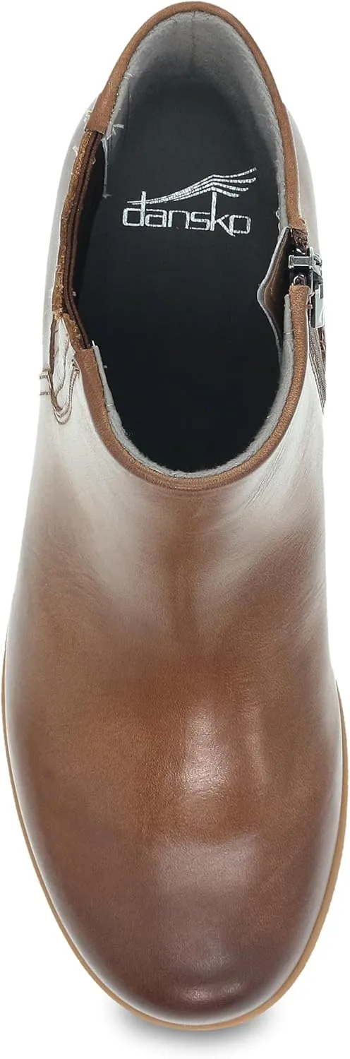 Dansko Daisie Chelsea Boot for Women - Waterproof Leather and Construction with Rubber Outsole and Leather Stacked Heel for Long-Lasting Style in Any Weather