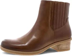 Dansko Daisie Chelsea Boot for Women - Waterproof Leather and Construction with Rubber Outsole and Leather Stacked Heel for Long-Lasting Style in Any Weather