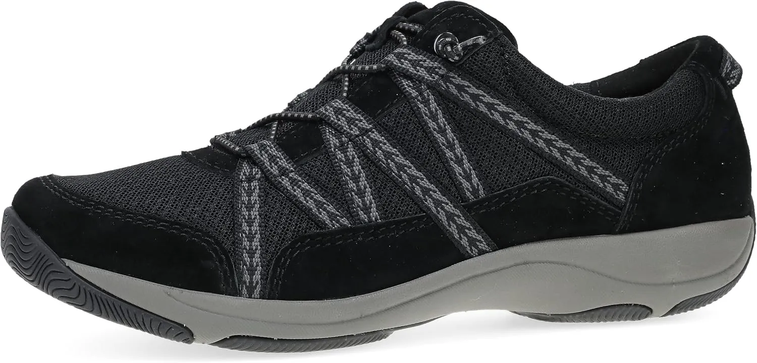 Dansko Harlyn Lightweight Sneaker for Women - Stain Resistant Leather and Nylon Uppers and Arch Support in Flexible Style