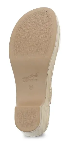 Dansko Ivory Tumbled Nappa Marjory Womens Comfort Sandals 1022-612200