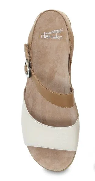 Dansko Ivory Tumbled Nappa Marjory Womens Comfort Sandals 1022-612200
