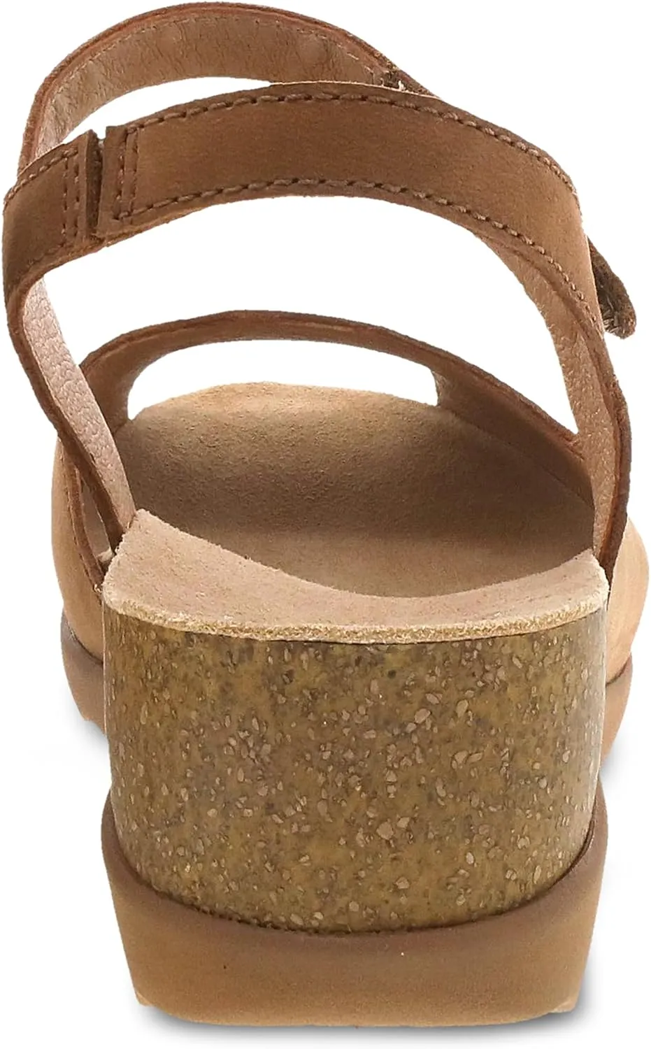 Dansko Marcy Slip-On Wedge Sandal for Women - Comfortable Wedge Shoes with Arch Support -Adjustable Hook & Loop Strap - Versatile Casual to Dressy Footwear - Lightweight Rubber Outsole