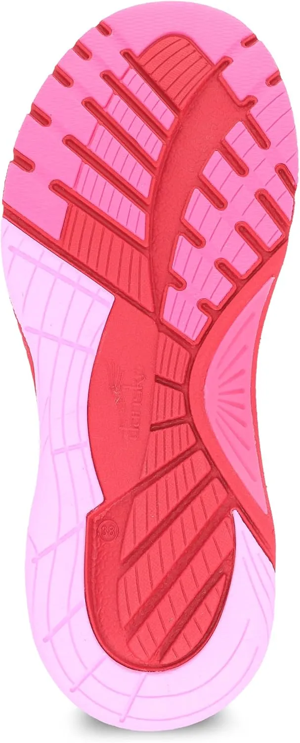 Dansko Peony Women’s Walking Sneakers– Comfortable, Breathable with Arch Support – Stain Resistant with Lightweight Rubber Outsole - Performance Walking Shoe Great for Healthcare