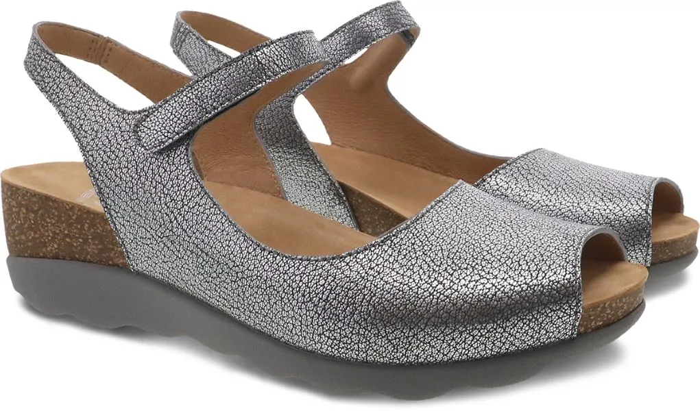 Dansko Pewter Metallic Marcy Womens Sandals 1511-979400
