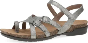 Dansko Roslyn Sandal for Women – Memory Foam and Cork Footbed for Comfort and Arch Support – Lightweight Rubber Outsole for Long-Lasting Wear –Versatile Casual to Dressy Footwear