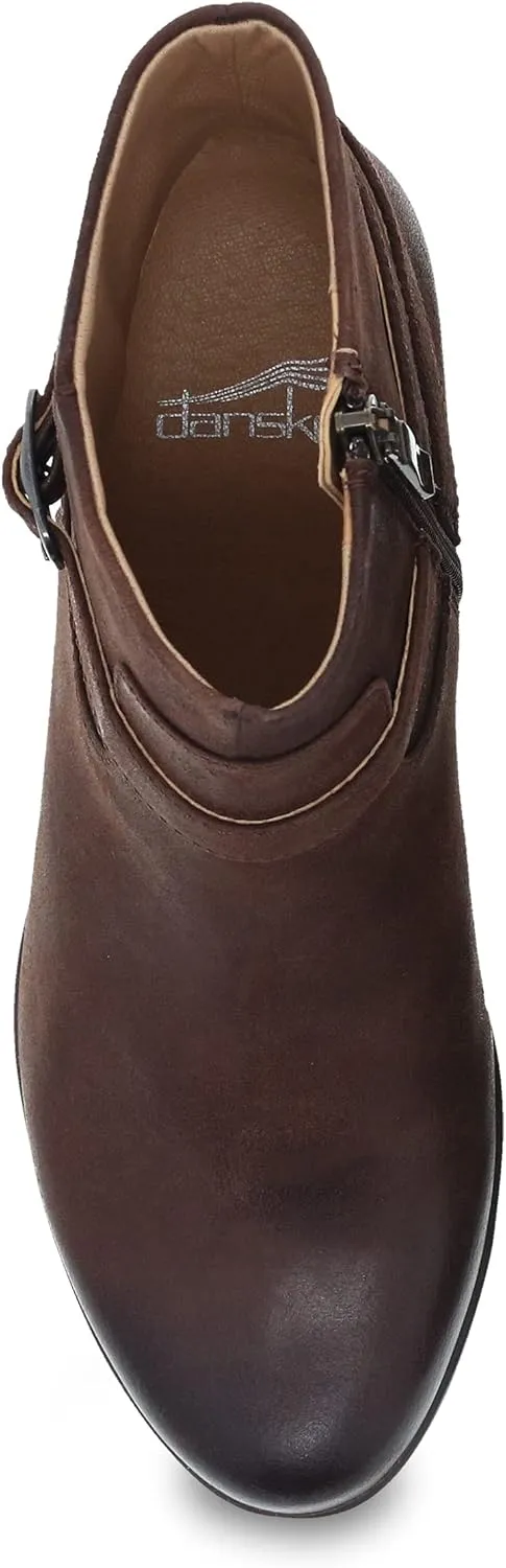 Dansko Womens Cagney Heeled Bootie - comfort, arch support, pull on bootie