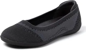Dearfoams Women's Misty Fashion Casual Slip on - Ballet Flat with Breathability, Comfort, and Arch Support