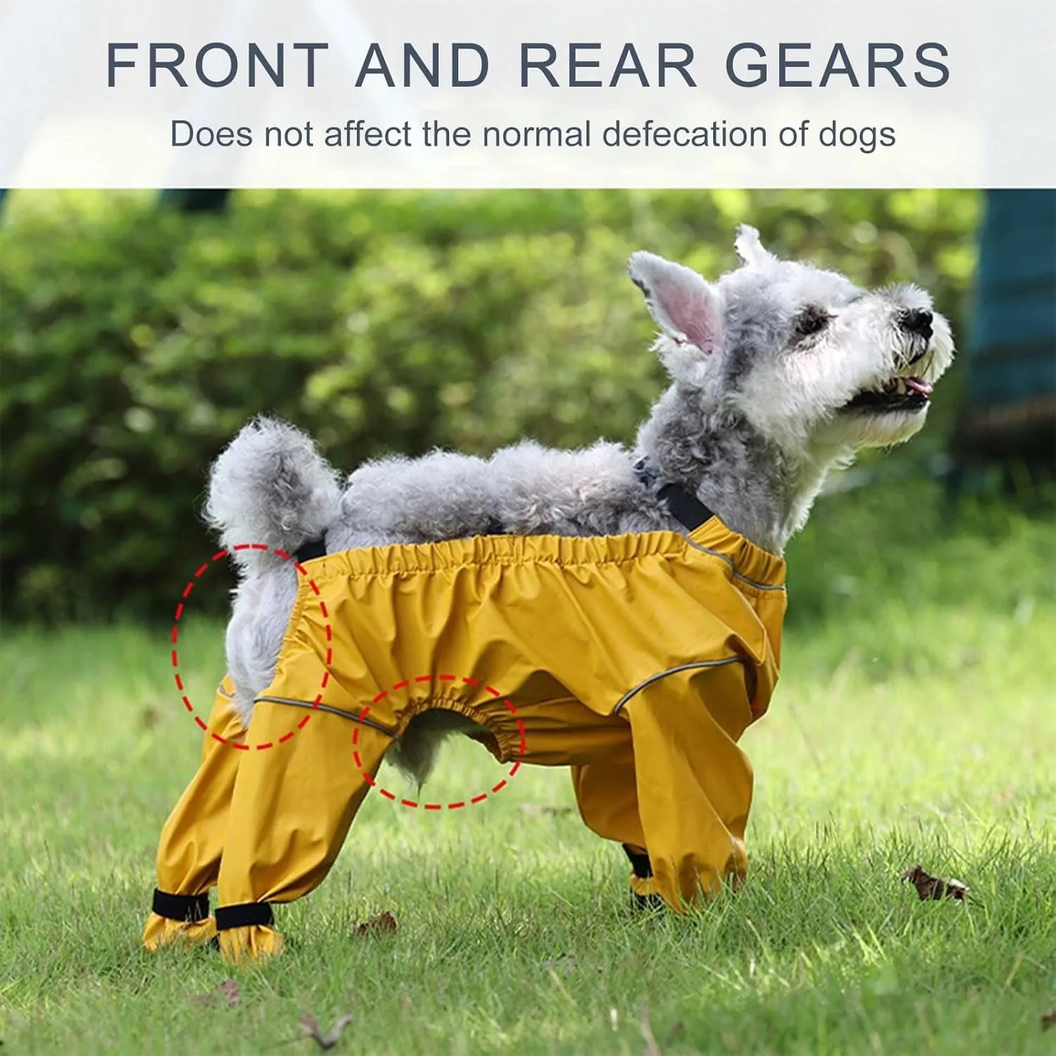 Dog Shoes with SuspendersDog Suspender Boots, Waterproof Dog Rain Boots Paw Protector for Dogs, Dog Boot Leggings Anti-Slip Dog Shoes Pet Paws Protector Dirty-Proof Dog for Outdoor Walking Booties