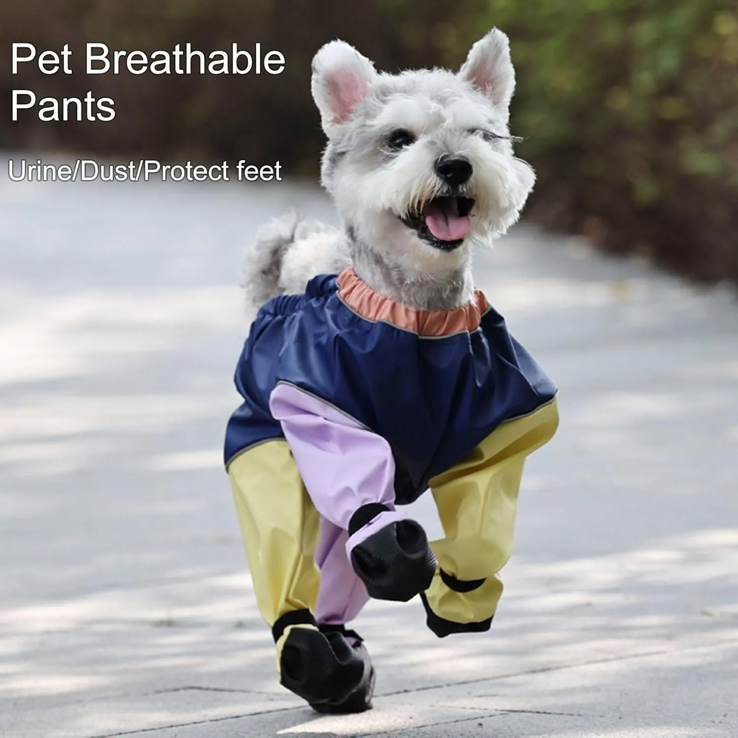 Dog Shoes with SuspendersDog Suspender Boots, Waterproof Dog Rain Boots Paw Protector for Dogs, Dog Boot Leggings Anti-Slip Dog Shoes Pet Paws Protector Dirty-Proof Dog for Outdoor Walking Booties