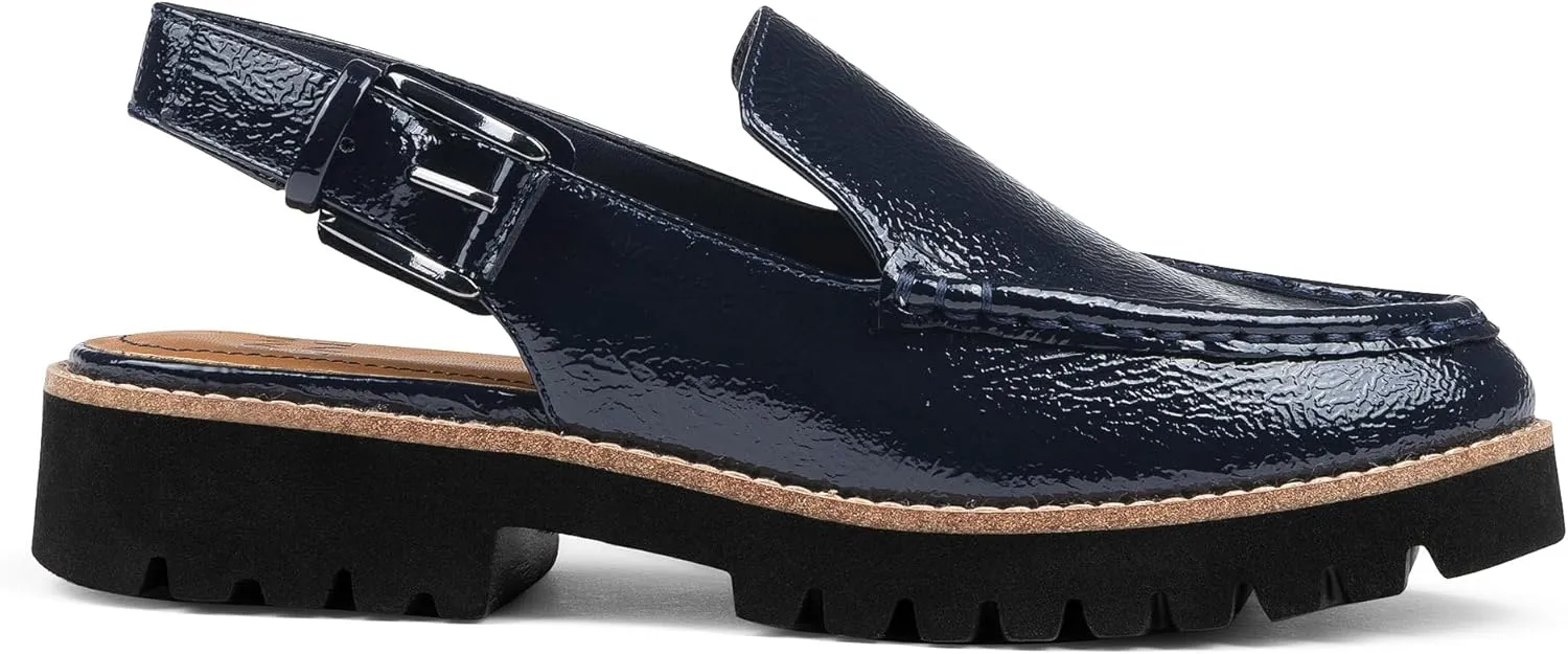 Donald Pliner Women’s Essex Slingback Loafers for Women - Comfortable Women’s Shoes with EVA Lug Sole, Slingback Shoes