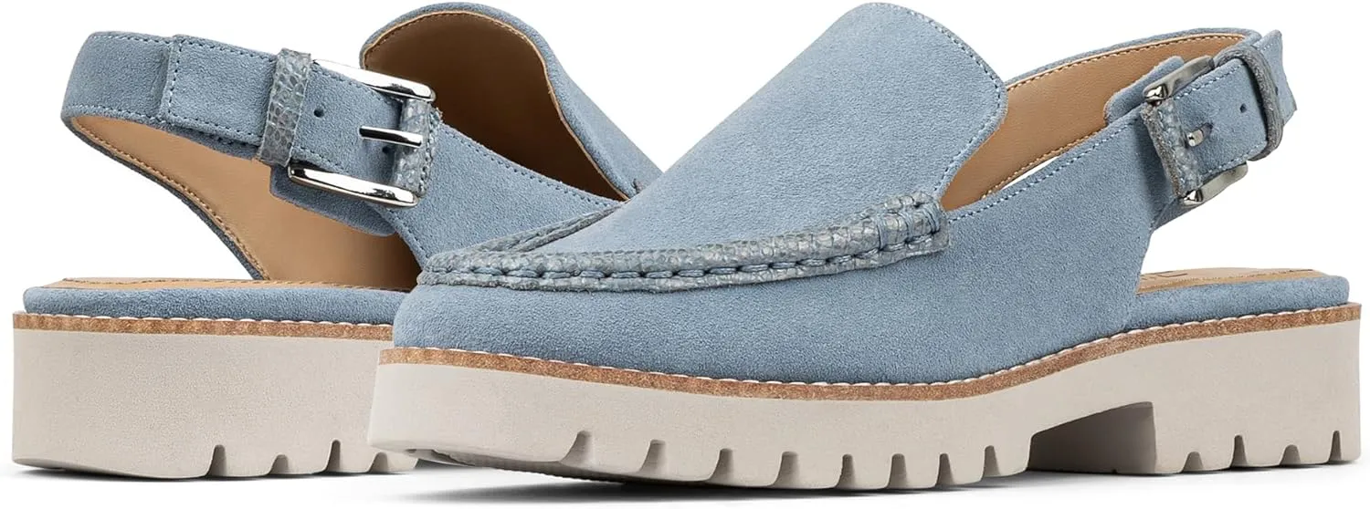 Donald Pliner Women’s Essex Slingback Loafers for Women - Comfortable Women’s Shoes with EVA Lug Sole, Slingback Shoes