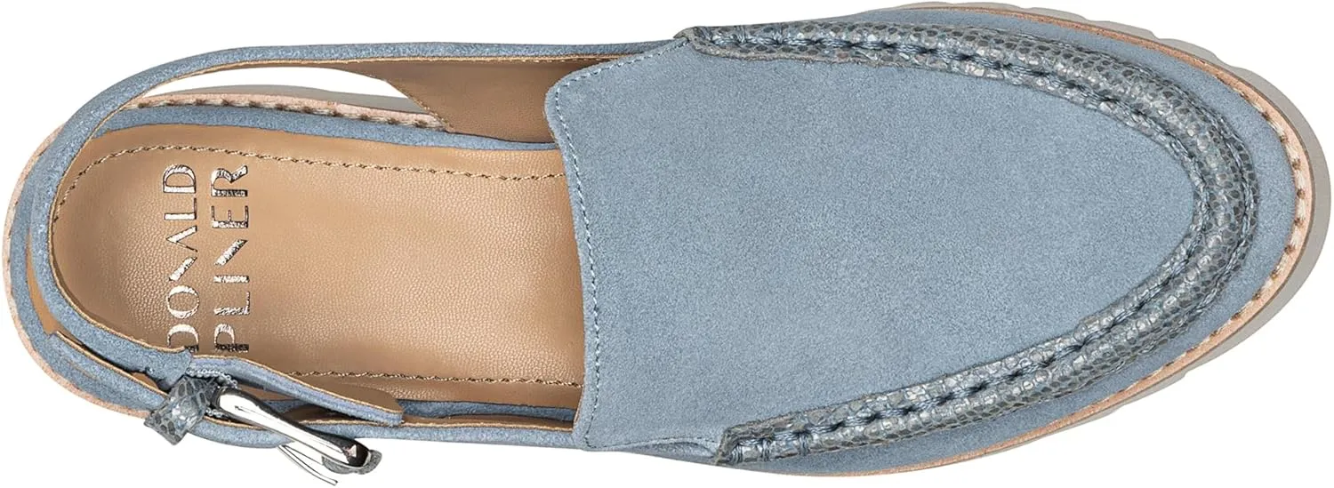 Donald Pliner Women’s Essex Slingback Loafers for Women - Comfortable Women’s Shoes with EVA Lug Sole, Slingback Shoes
