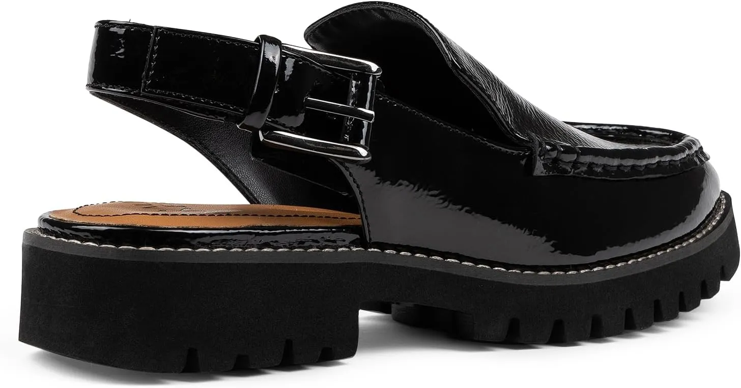 Donald Pliner Women’s Essex Slingback Loafers for Women - Comfortable Women’s Shoes with EVA Lug Sole, Slingback Shoes