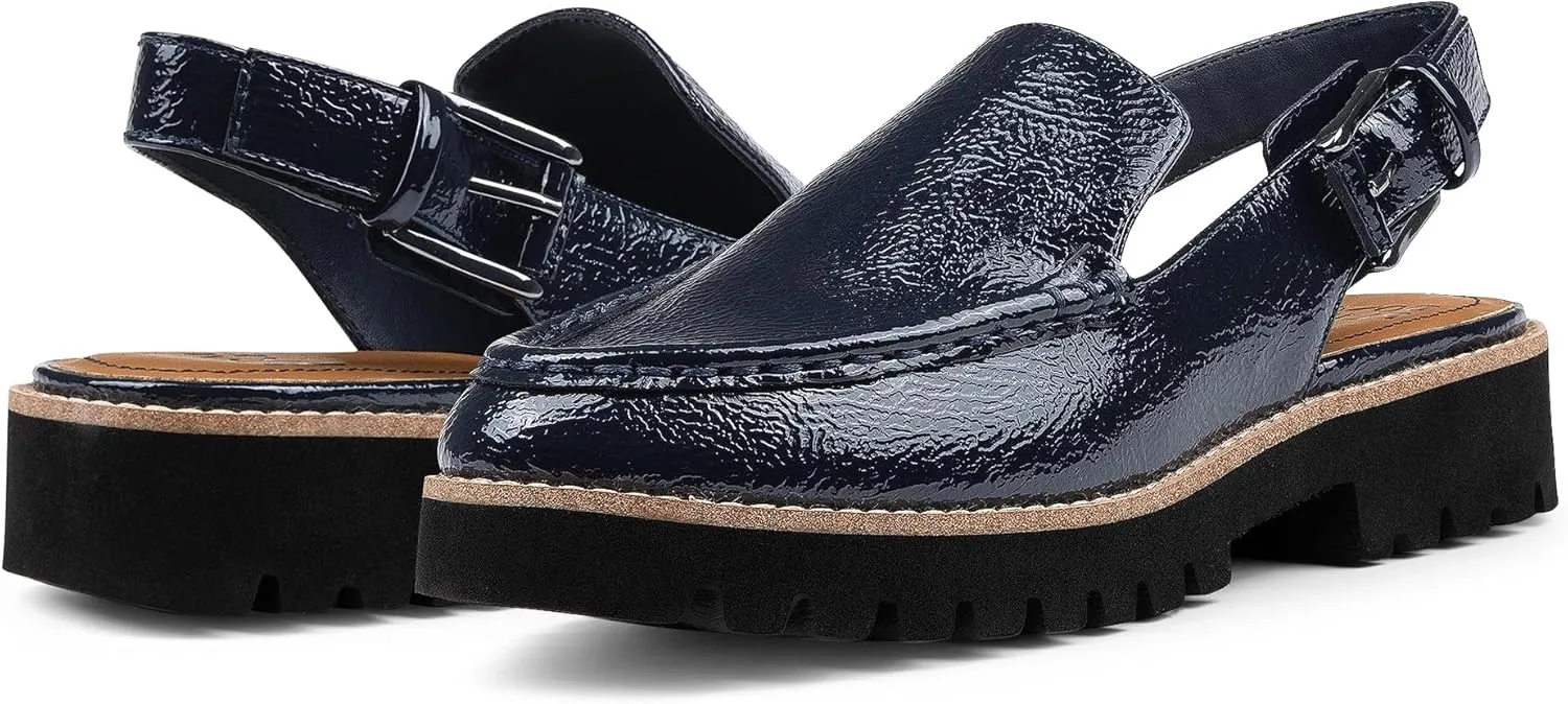Donald Pliner Women’s Essex Slingback Loafers for Women - Comfortable Women’s Shoes with EVA Lug Sole, Slingback Shoes