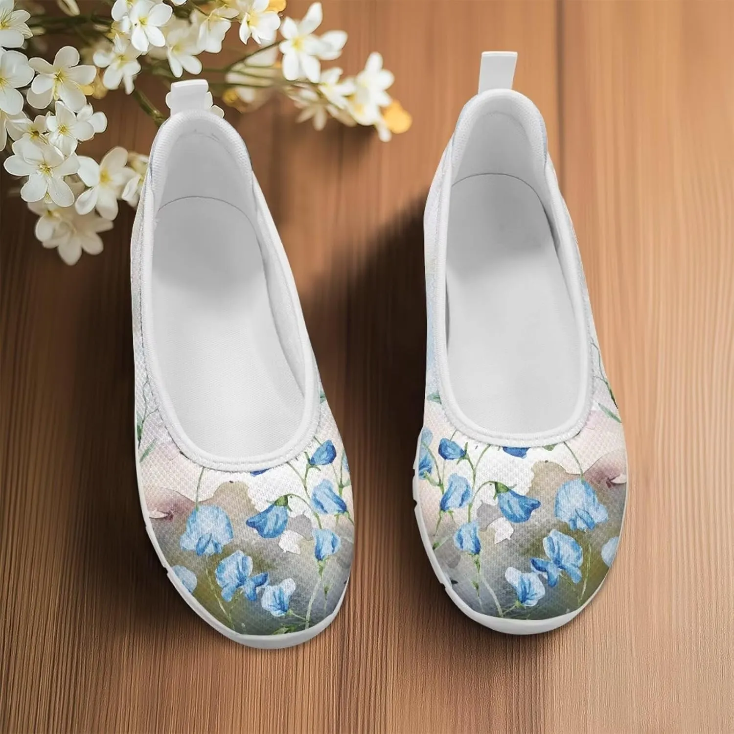 Doojoayie Womens Slip On Loafers with Arch Support Flat Shoes for Work Comfortable